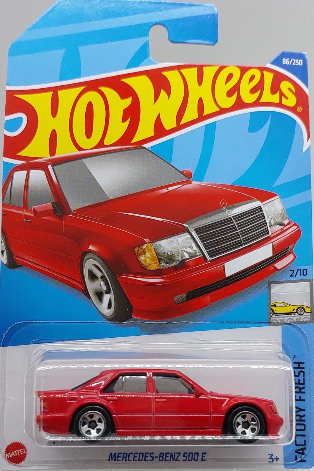 Hot Wheels Factory Fresh Mercedes-Benz 500 E -HHD96 + Koruma Kabı (2021 Y.D.)