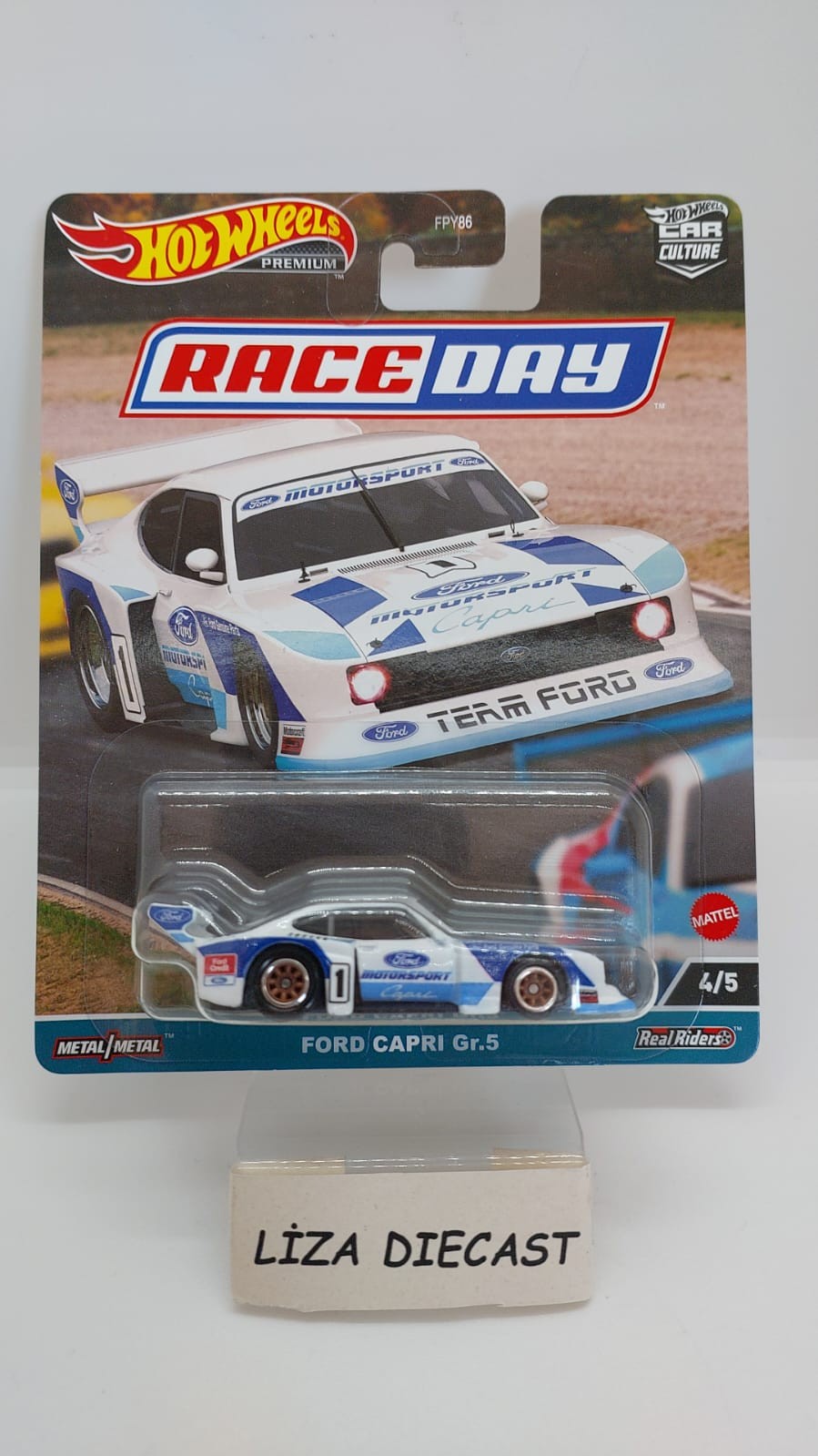 Hot Wheels Premium Car Culture Race Day 5' li Set -FPY86