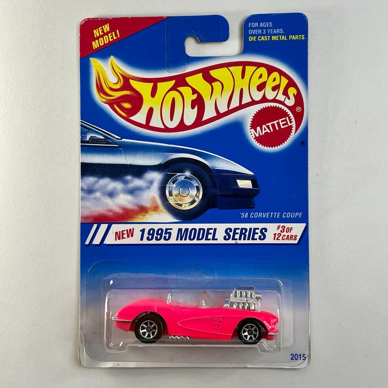 Hot Wheels 1995 Model Series '58 Corvette Coupe -(1994 Y.D.)