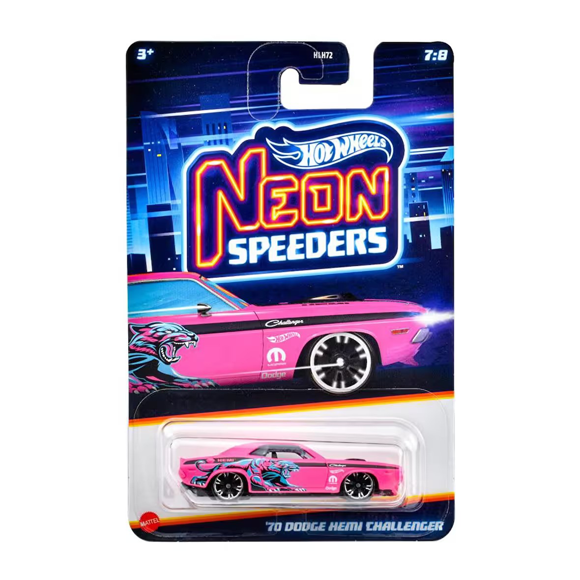 Hot Wheels Neon Speeders '70 Dodge Hemi Challenger -JBY98
