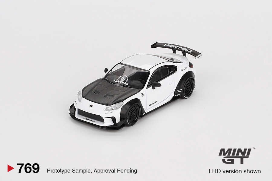 Mini GT 1/64 Toyota GR86 LB Nation White -MGT00769