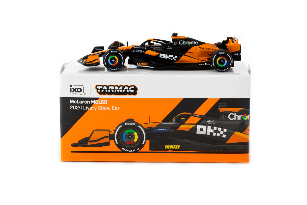 Tarmac Works X iXO Models McLaren MCL60 2024 Livery Show Car - GLOBAL64 -T64G-F070-2024