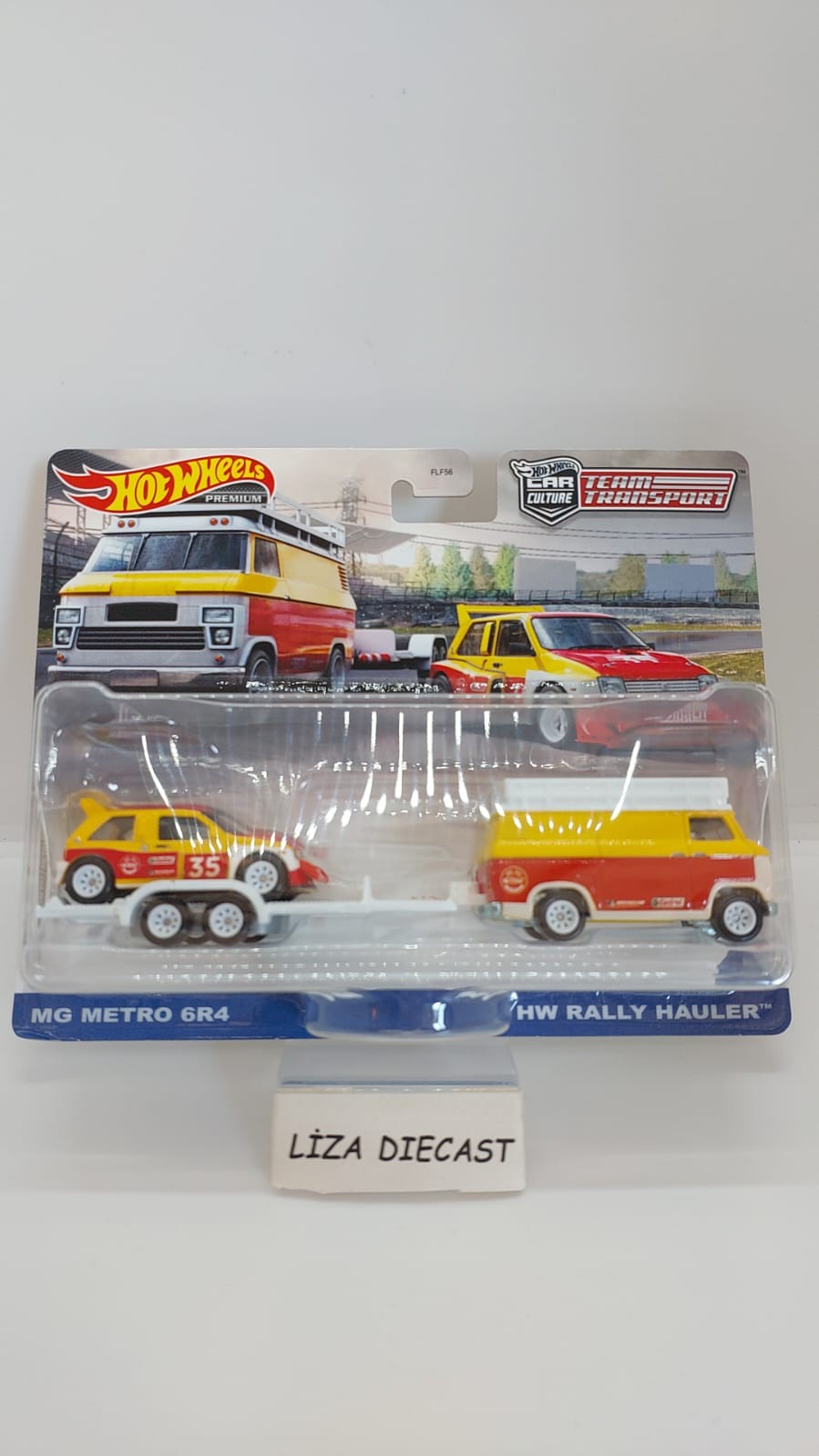 Hot Wheels Premium Car Culture Team Transport MG Metro 6R4 - HW Rally Hauler