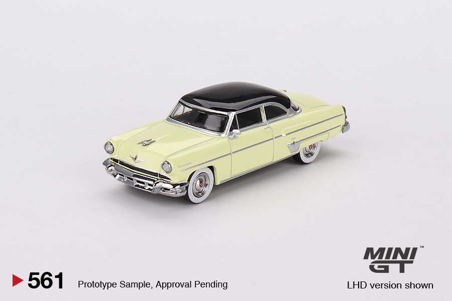 MiniGT 1/64 Lincoln Capri 1954 Premier Yellow MGT00561