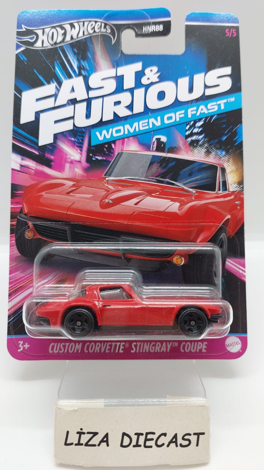 Hot Wheels Fast & Furious Women Of Fast Custom Corvette Stingray Coupe -HRW40