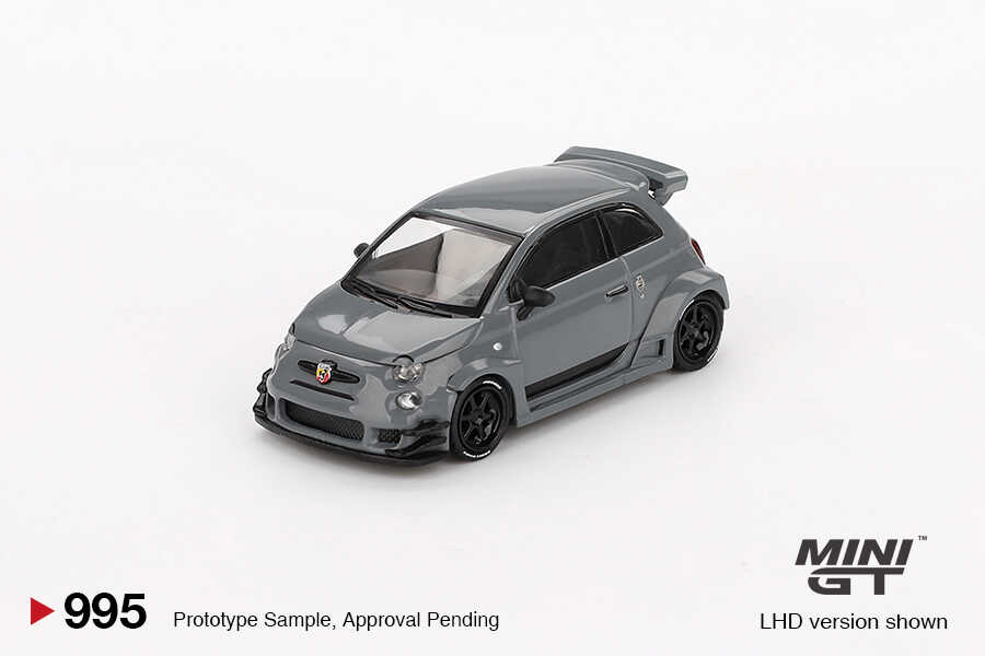 Mini GT Abarth 595 LB-WORKS x Abas Works Grey LHD  -MGT00995-L