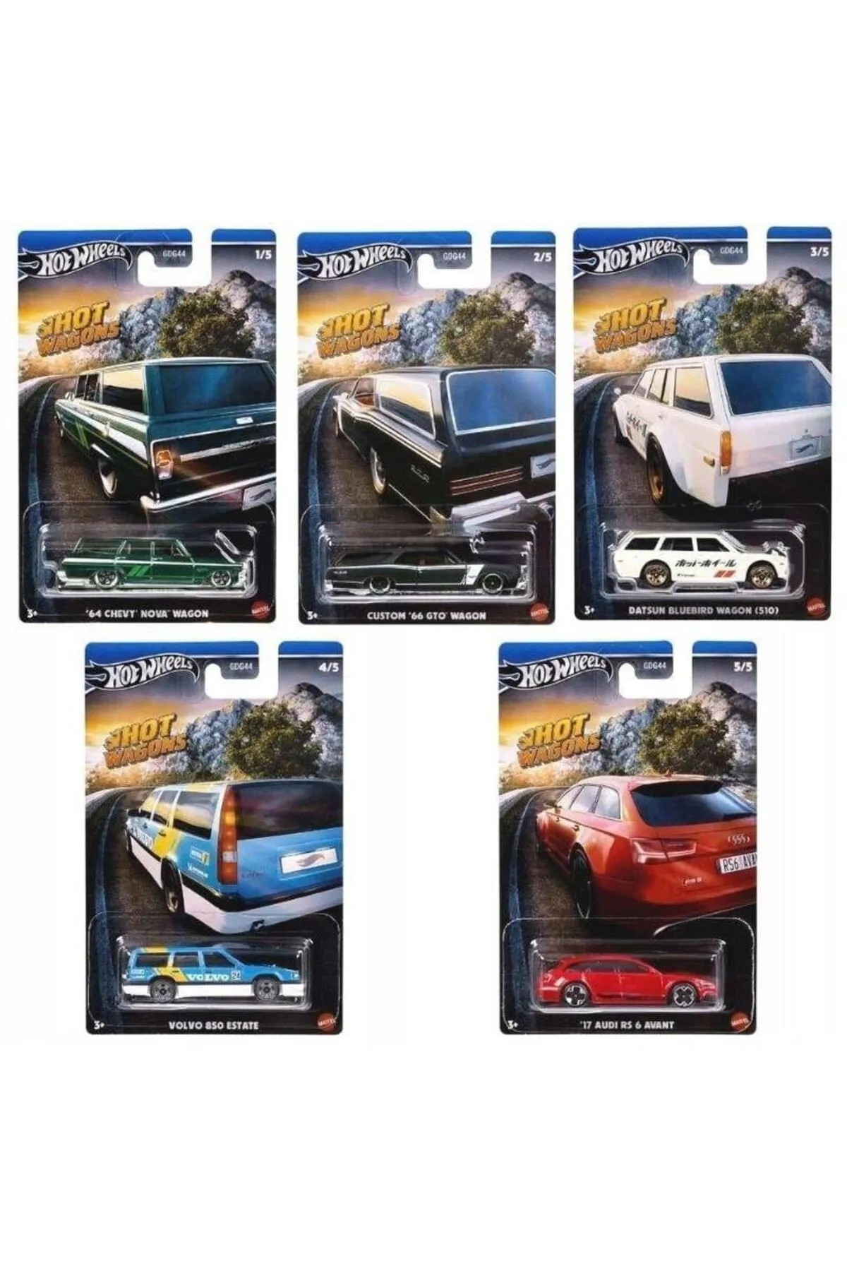 Hot Wheels Hot Wagons Arabalar 5' li Set -HWR56