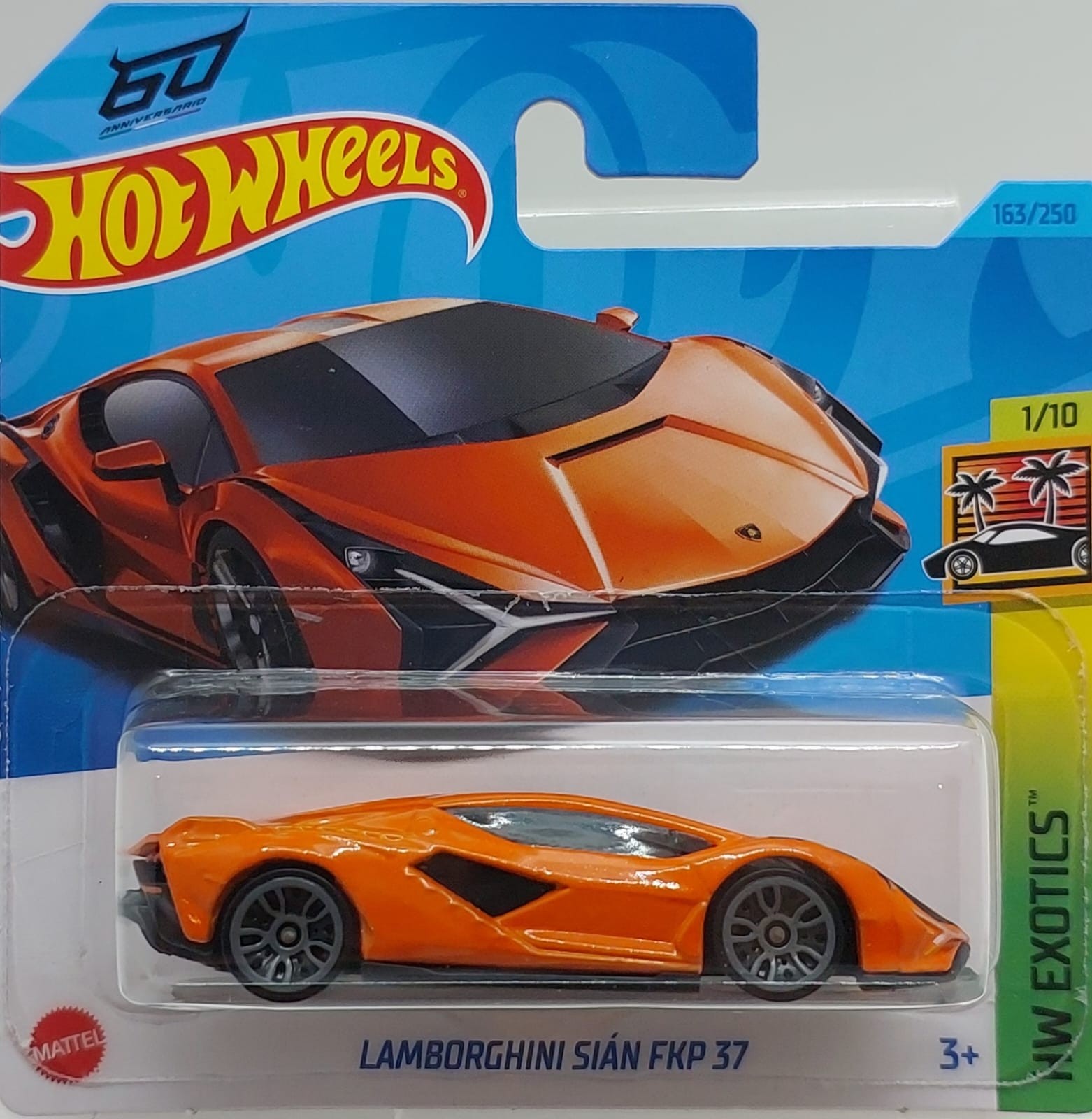 Hot Wheels HW Exotics Lamborghini Sian FKP 37 Turuncu -HKH93 + Koruma Kabı