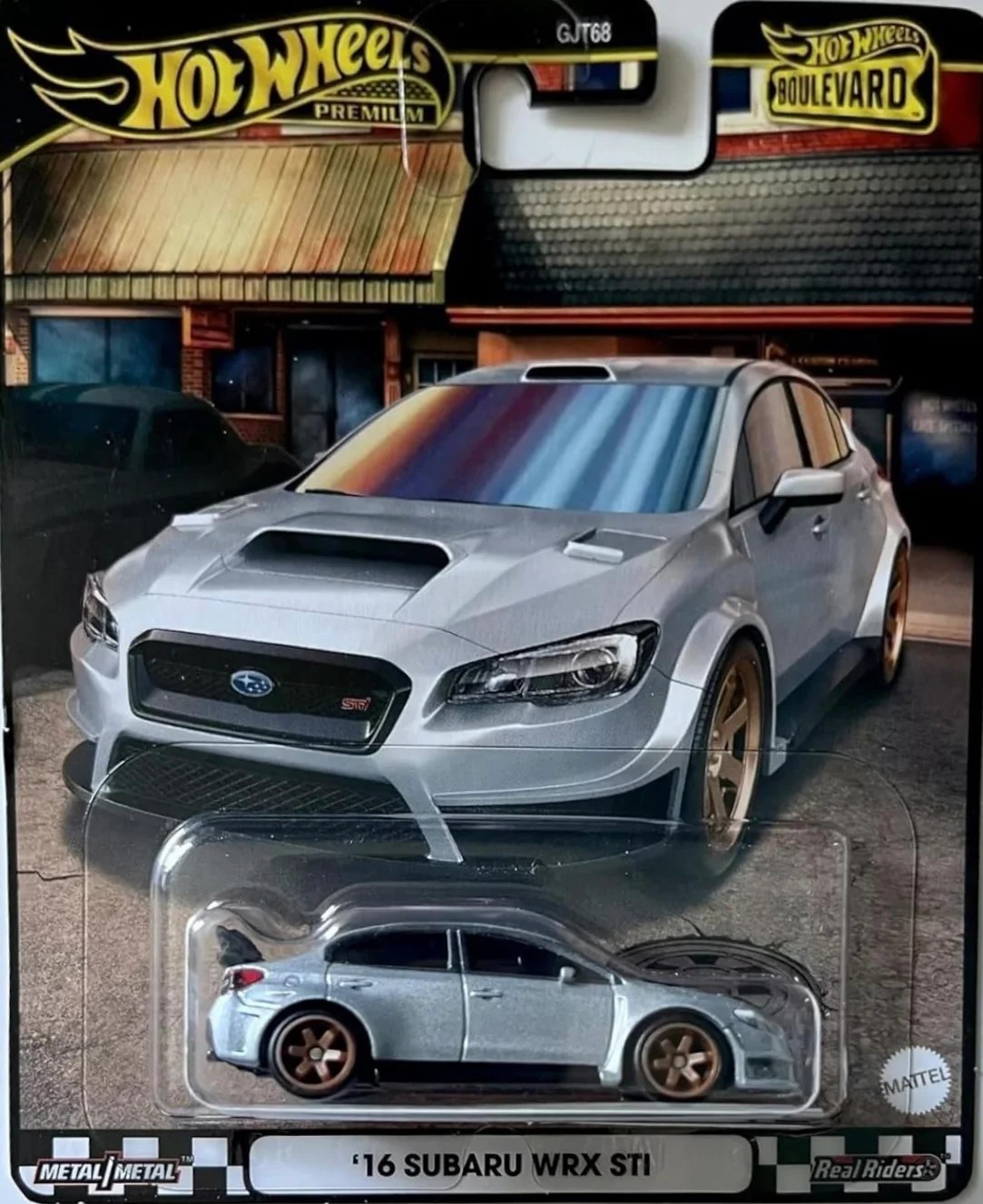 Hot Wheels Premium Boulevard '16 Subaru WRX STI -JDJ25 (Y.D.) + Koruma Kabı