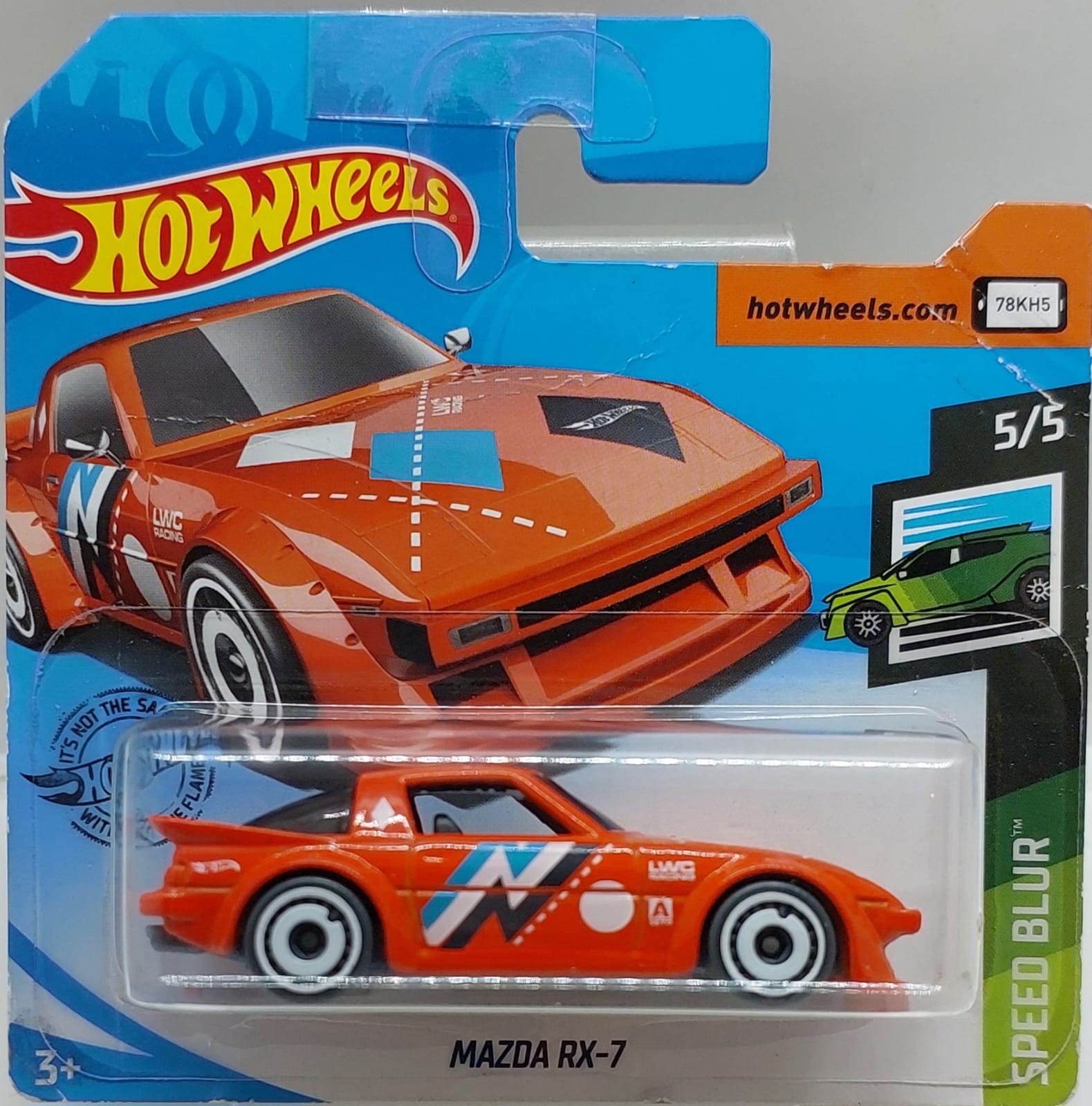 Hot Wheels Speed Blur Mazda RX-7 -GHD32 (2020 Serisi) + Koruma Kabı