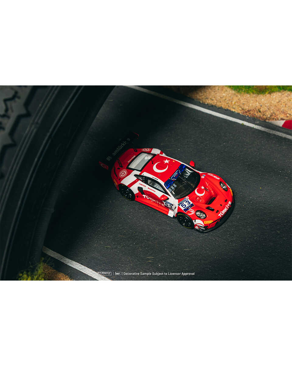 Tarmac Works Porsche 911 GT3 R / FIA Motorsport Games GT Sprint 2024 Winner / Ayhancan Güven (Exclusive) 