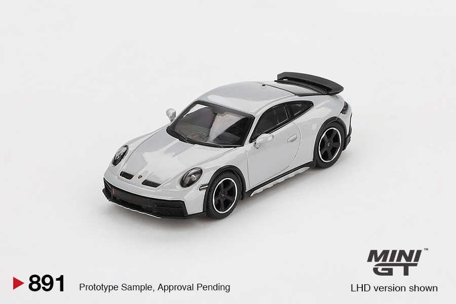Mini GT Porsche 911 Dakar Ice Gray Metallic LHD -MGT00891-L