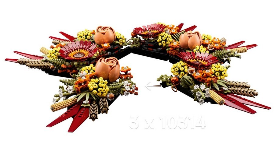 LEGO® Icons Botanical Collection Dried Flower Centrepiece Kuru Çiçek Aranjmanı -10314 +18