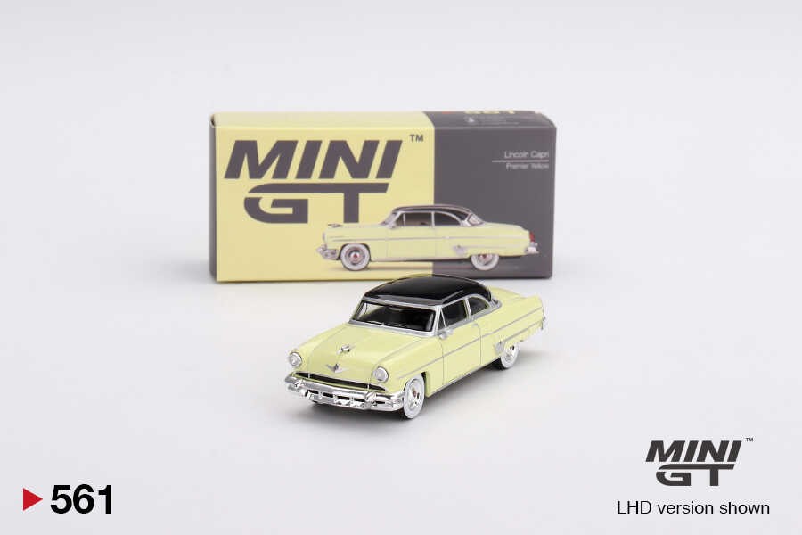 MiniGT 1/64 Lincoln Capri 1954 Premier Yellow MGT00561