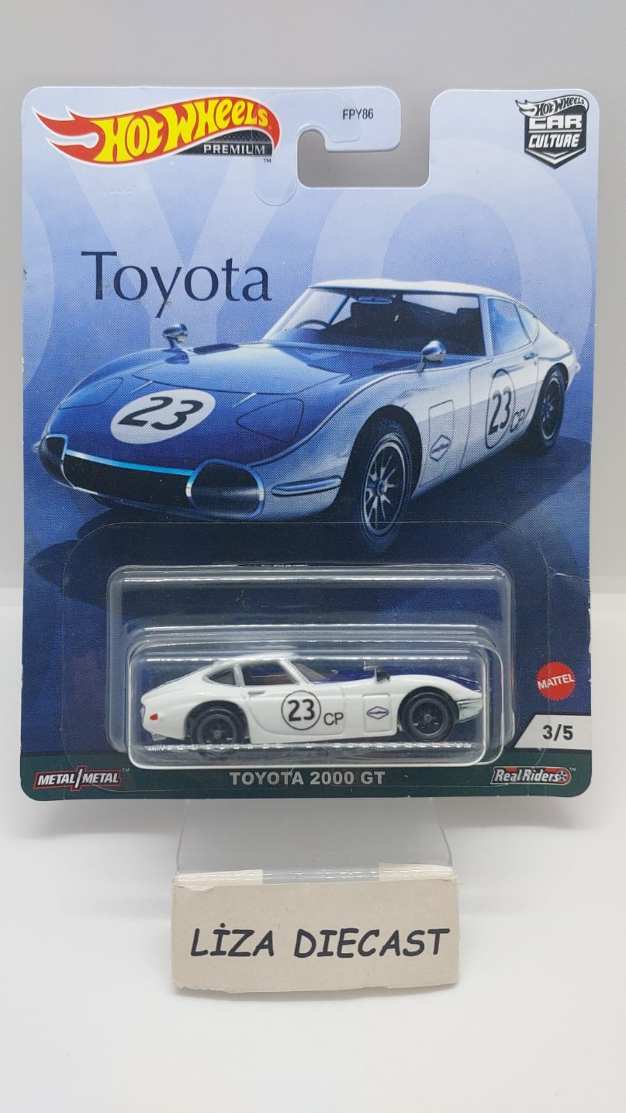 Hot Wheels Premium Car Culture Toyota 2000 GT -GRJ98