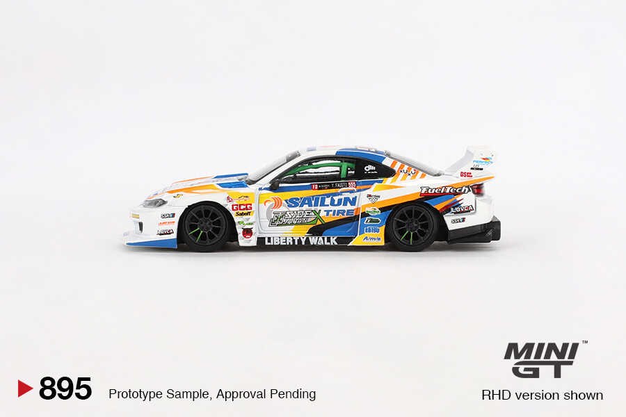 Mini GT Nissan LB-Super Silhouette S15 SILVIA 2023 Formula Drift Japan -MGT00895