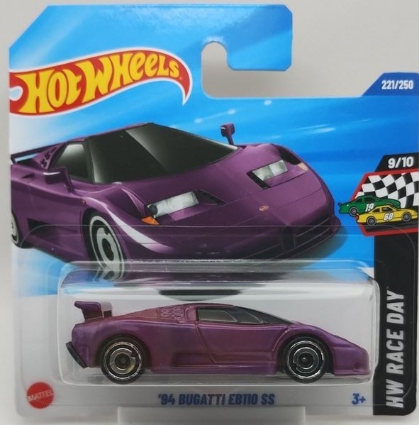 Hot Wheels HW Race Day '94 Bugatti EB110 SS -JBB36