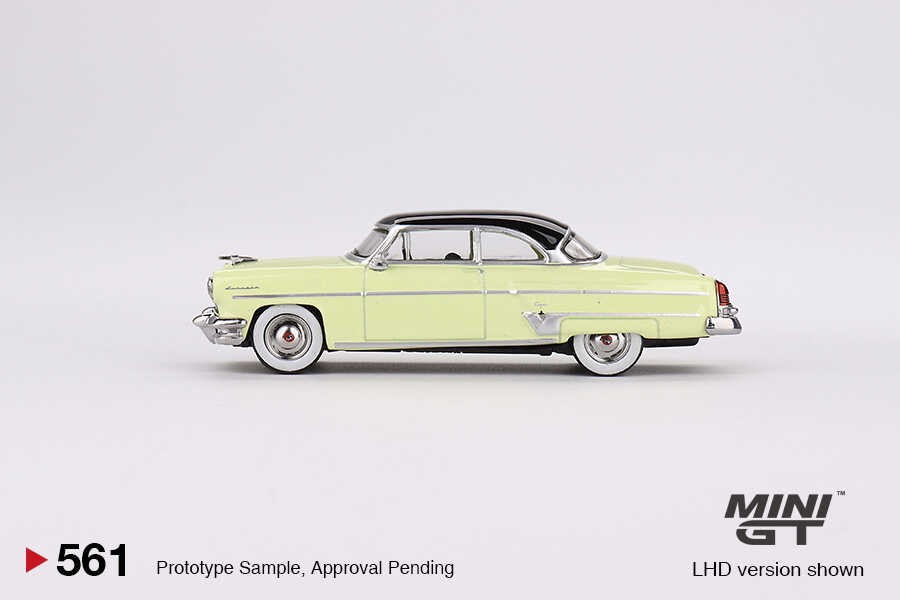 MiniGT 1/64 Lincoln Capri 1954 Premier Yellow MGT00561