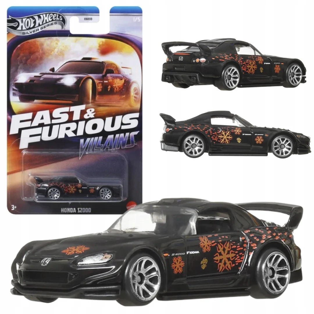 Hot Wheels Silver Series Fast & Furious Villains Honda S2000 -JBY34