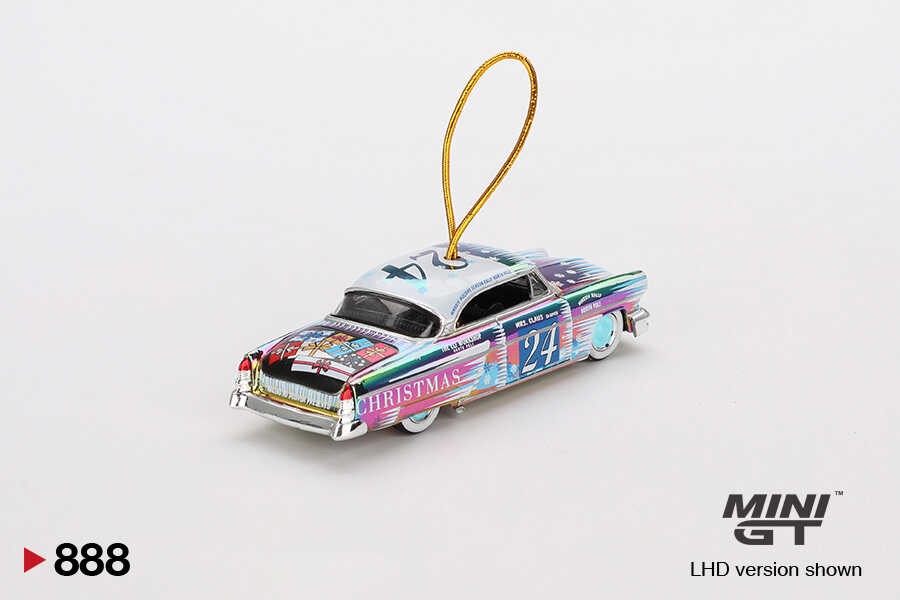 Mini GT 1/64 Lincoln Capri Christmas Hot Rod by Tim Sadchikov 2024 Christmas Edition MGT00888