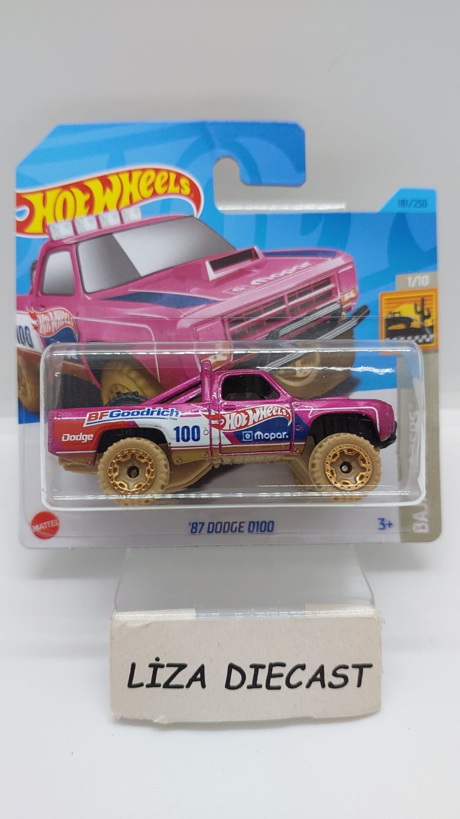 Hot Wheels Baja Blazers '87 Dodge D100 -HKG73