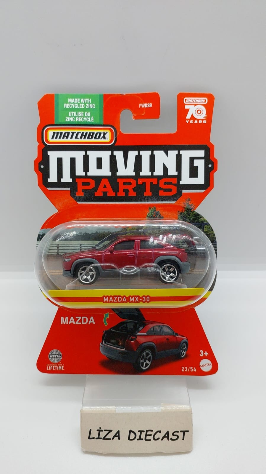 Matchbox 70 Years Moving Parts Mazda MX-30 -HLG08