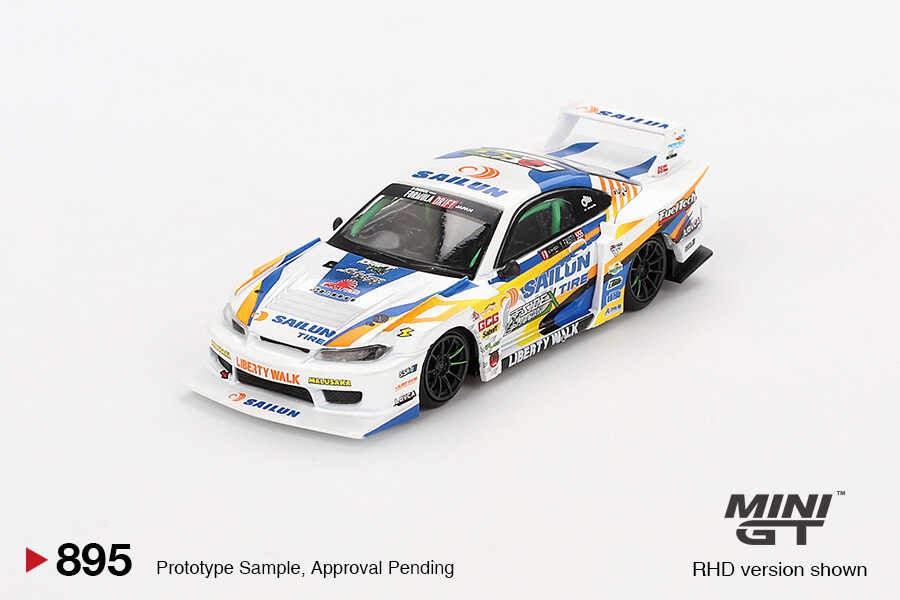 Mini GT Nissan LB-Super Silhouette S15 SILVIA 2023 Formula Drift Japan -MGT00895