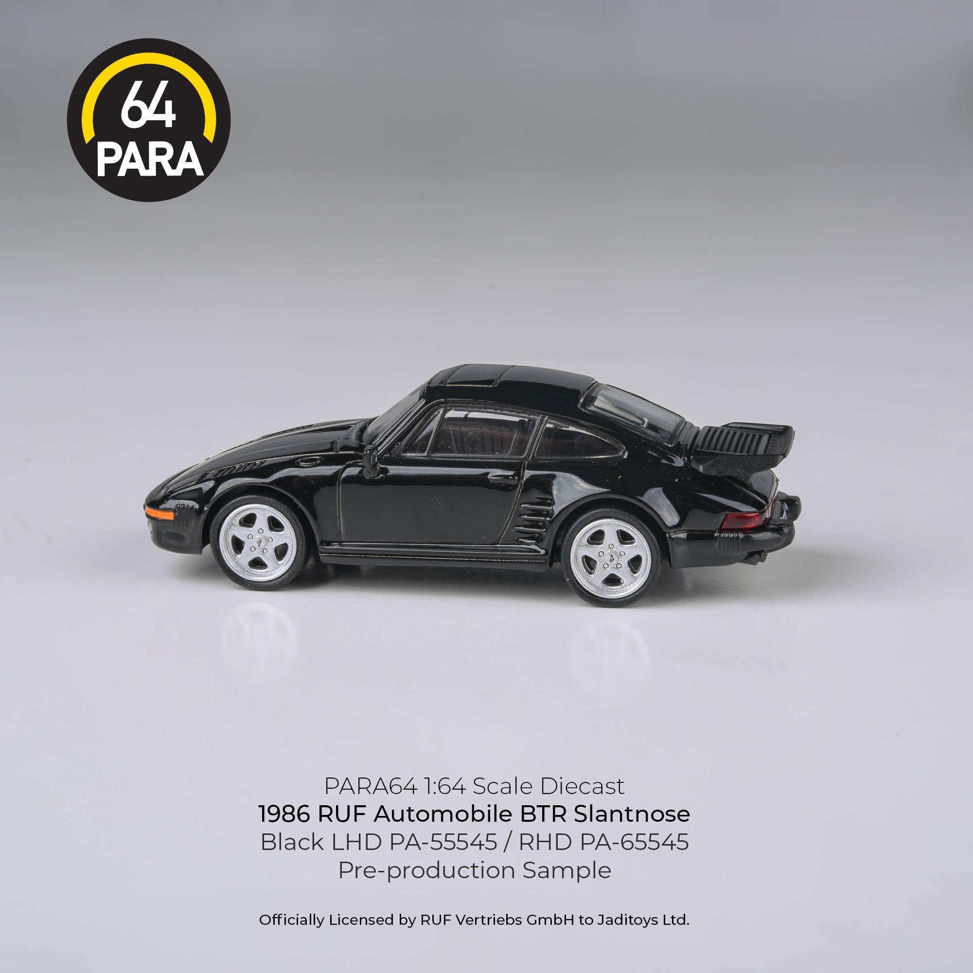 Para64 Porsche RUF 1986 BTR Slantnose Black -PA55545