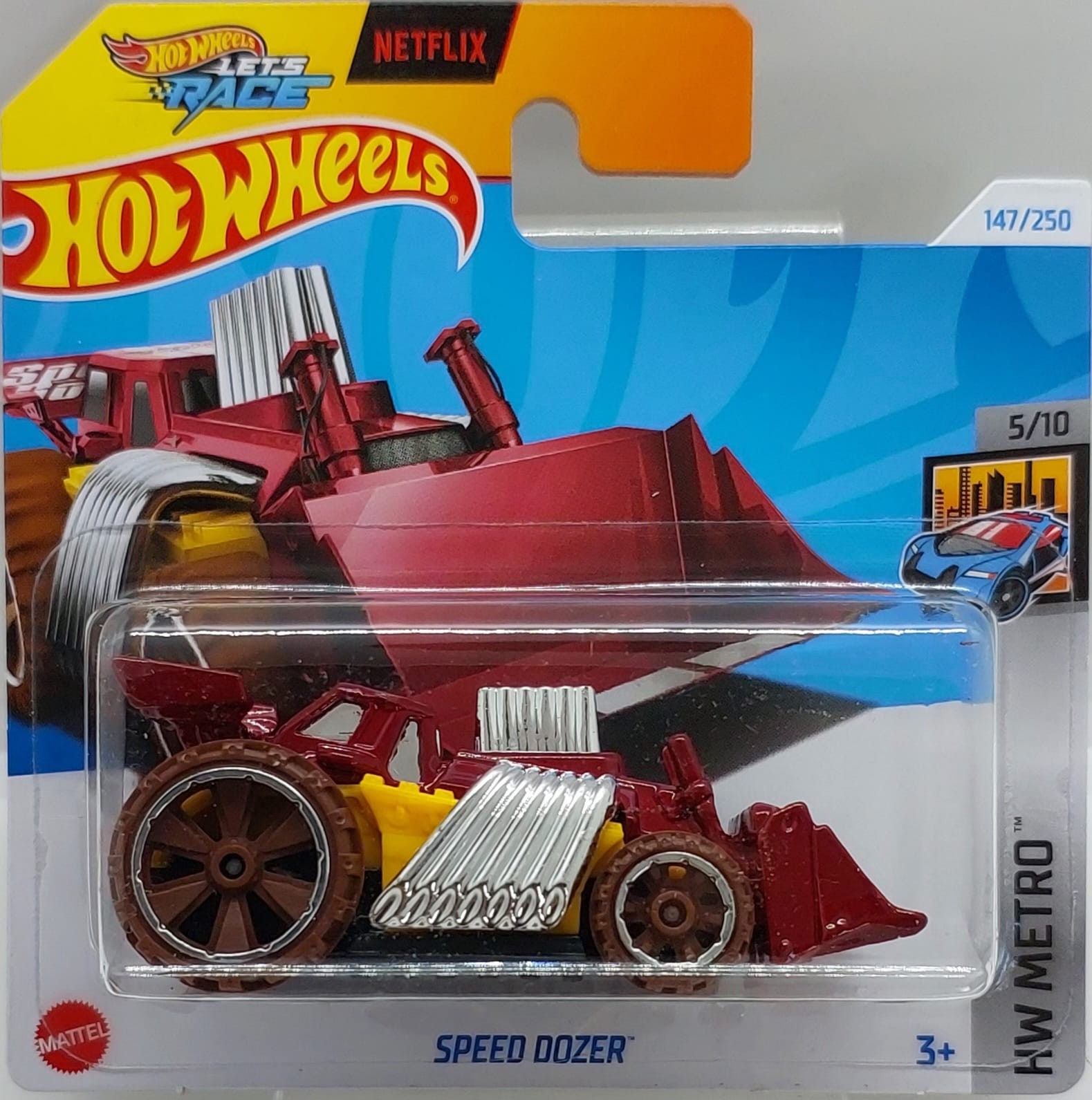 Hot Wheels HW Metro Speed Dozer -HTF03