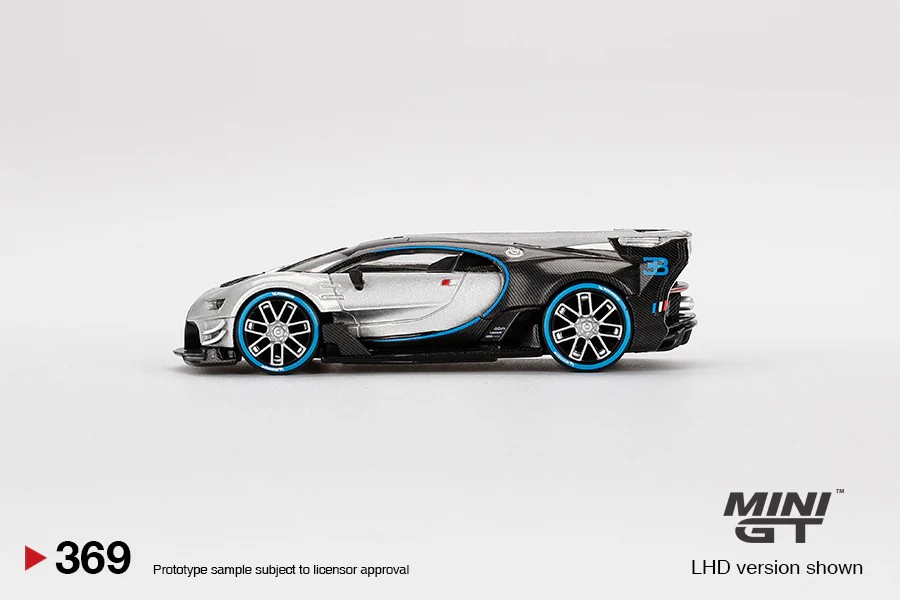 Mini GT Mijo Exclusive Bugatti Vision Gran Turismo Silver - MGT00369-BL (Y.D.)