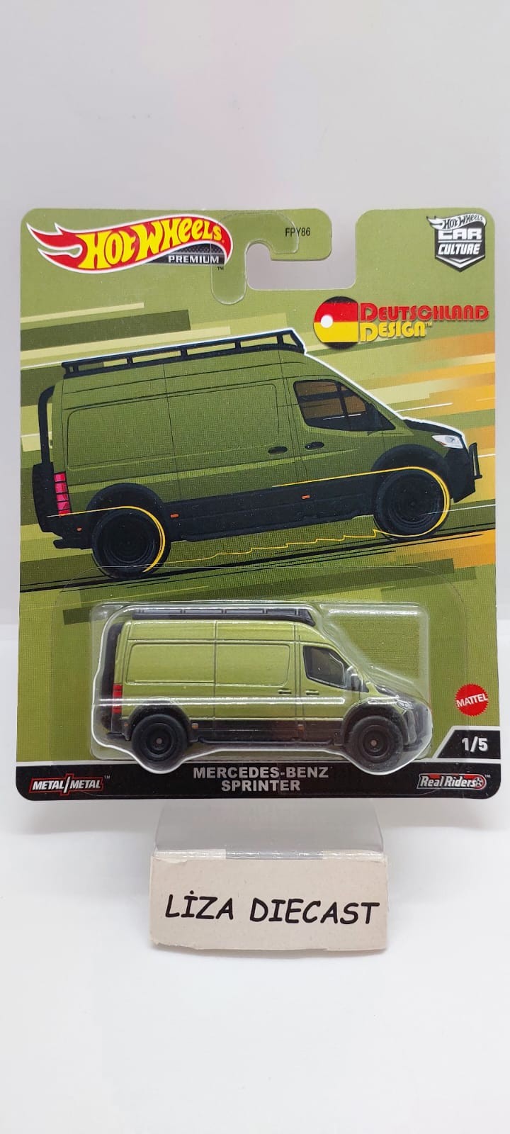 Hot Wheels Premium 5' li Set Deutschland Design -FPY86