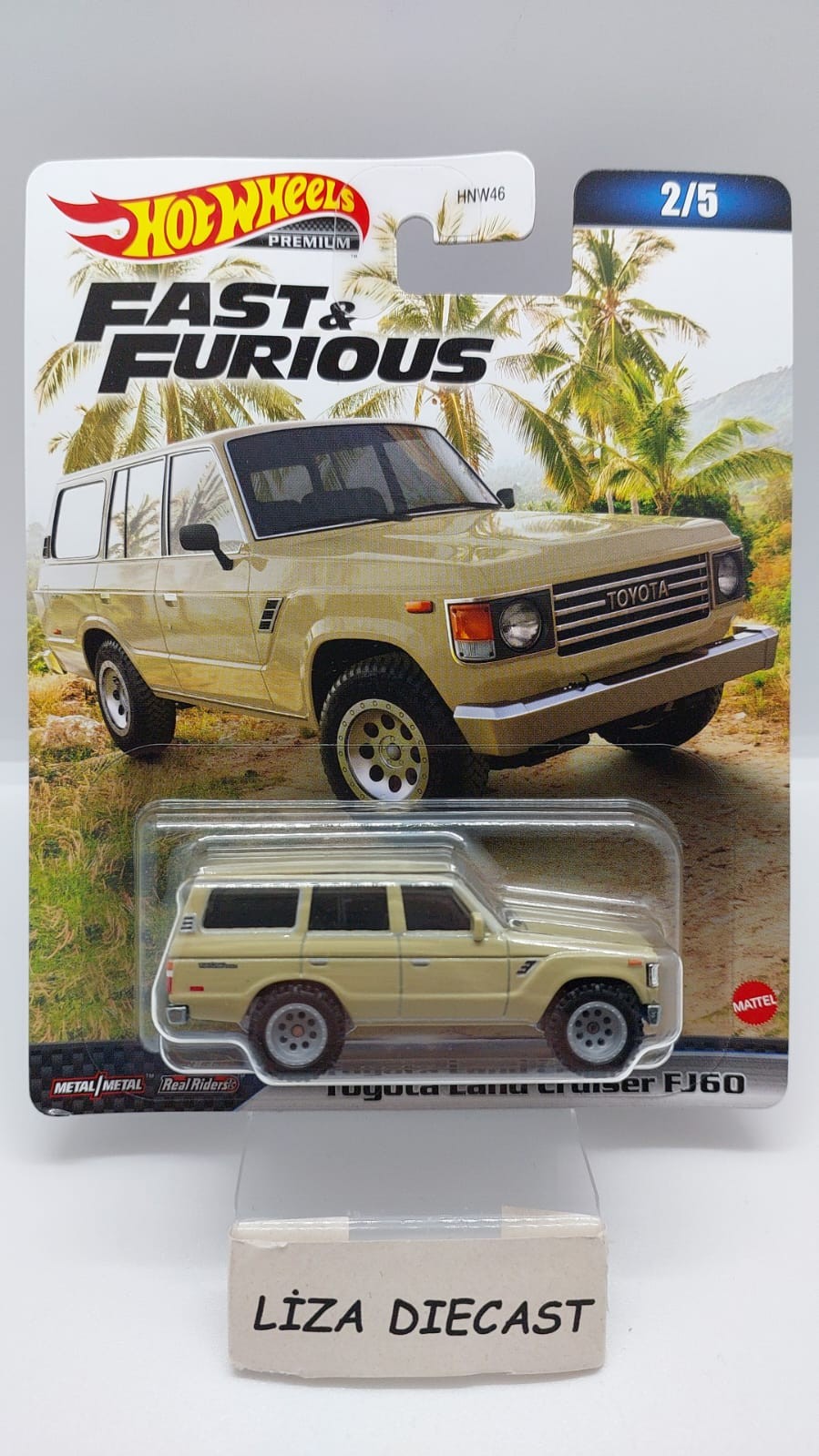 Hot Wheels Premium Fast & Furious Toyota Land Cruiser FJ60 -HNW53