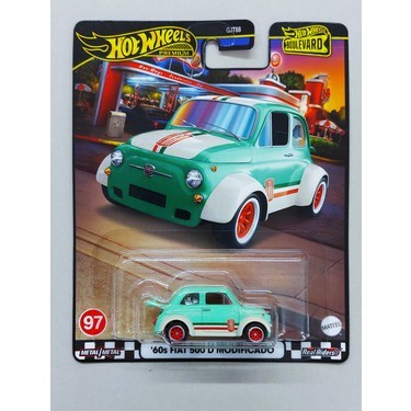 Hot Wheels Premium Boulevard '60s Fiat 500 D Modificado -HRT65