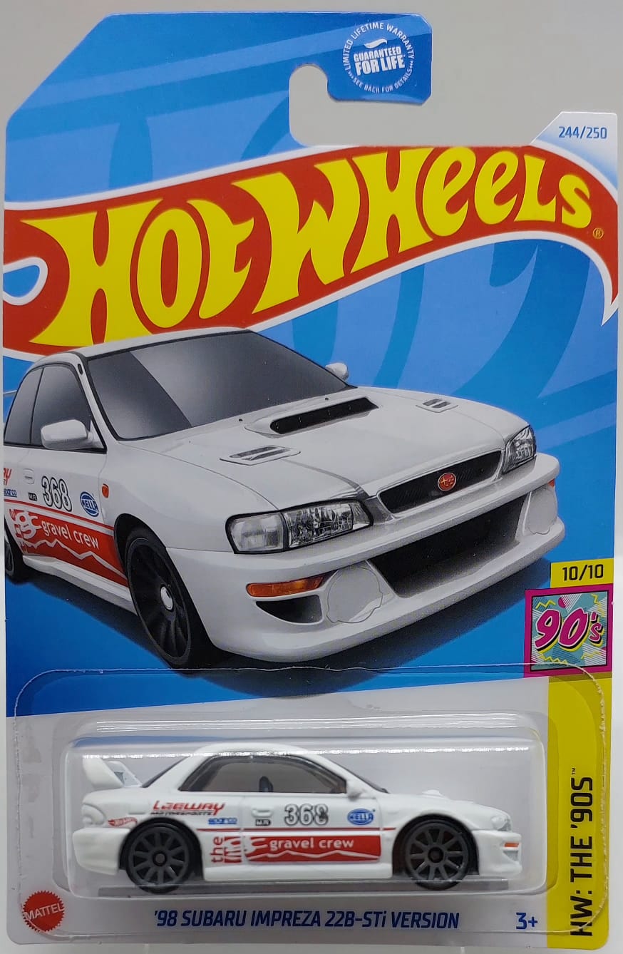 Hot Wheels HW: The '90S '98 Subaru Impreza 22B-STI Version -HTB12 (Y.D.) + Koruma Kabı