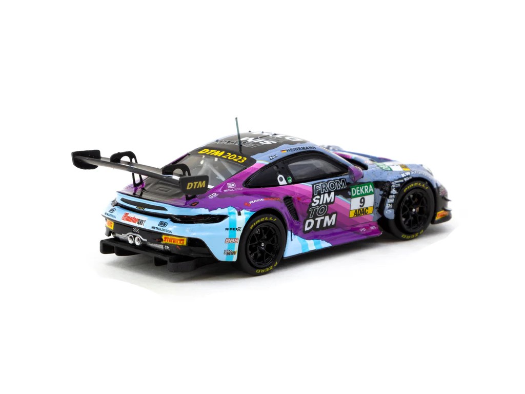 Tarmac Works 1/64 Porsche 911 GT3 R DTM 2023 #9 - HOBBY64 -T64-084-23DTM09