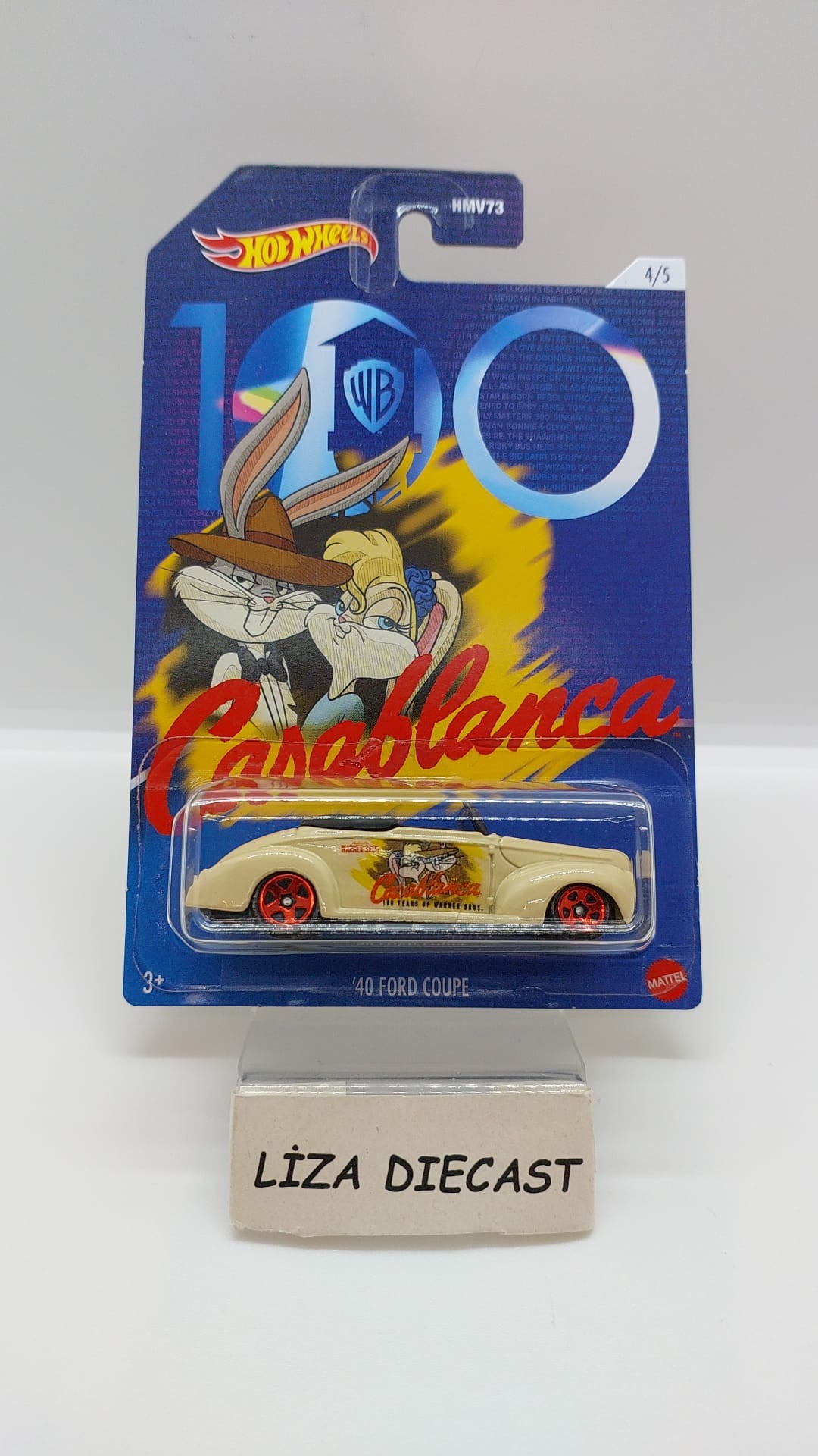 Hot Wheels Warner Bros 100. Yıl Temalı Arabalar 5'li Set -HMV73