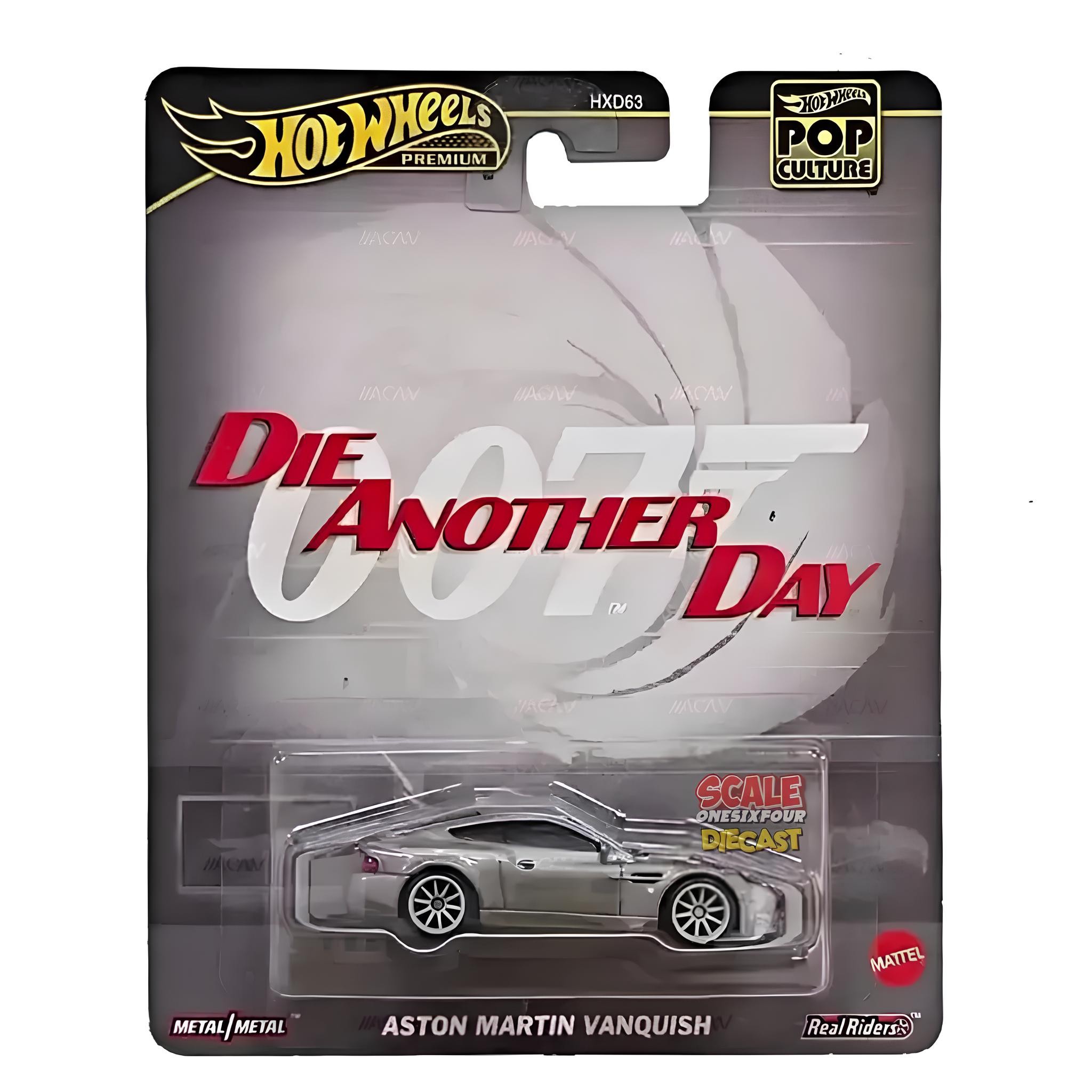 Hot Wheels Premium Pop Culture Aston Martin Vanquish -JBL55