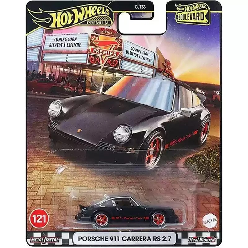 Hot Wheels Premium Boulevard Porsche 911 Carrera RS 2.7 -JBL19 + Koruma Kabı