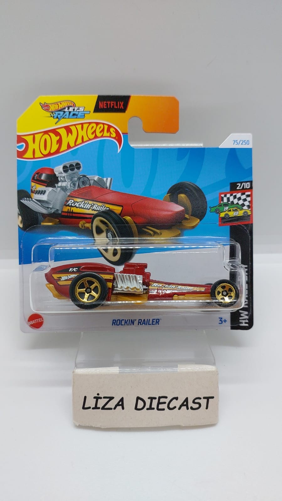 Hot Wheels HW Race Day Rockin' Railer -HTD26