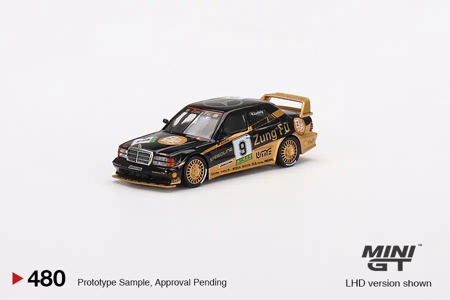 Mini GT Mercedes-Benz 190E 2.5 - 16 Evolution II #9 1991 Macau Guia Race Of Macau -MGT00480-L