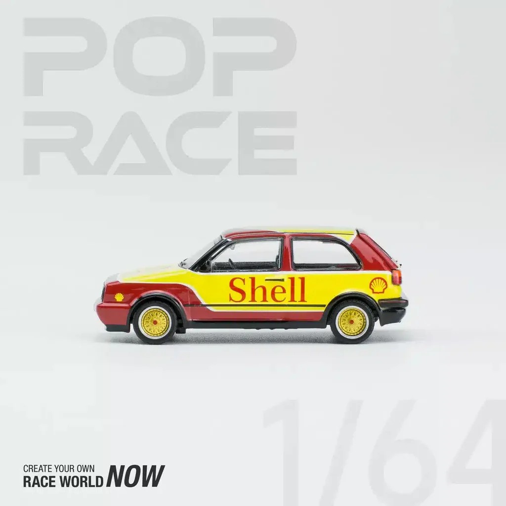 Pop Race x Tiny Shell Volkwagen Golf GTI MK2 -PR64-0036