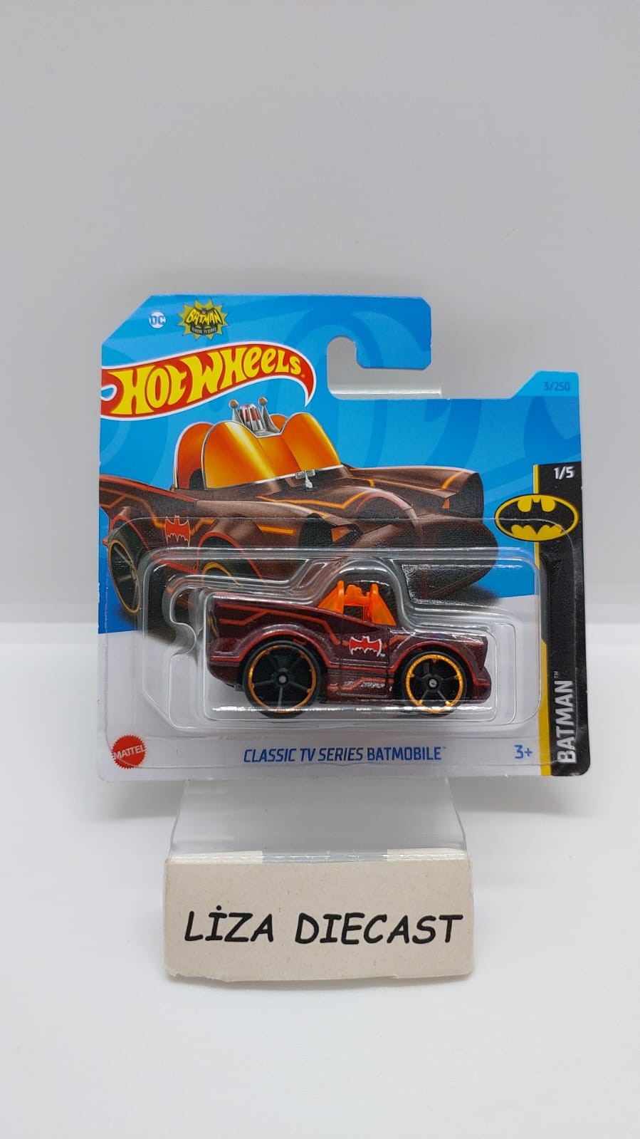 Hot Wheels Batman Classic Tv Series Batmobile Bordo -HKG97