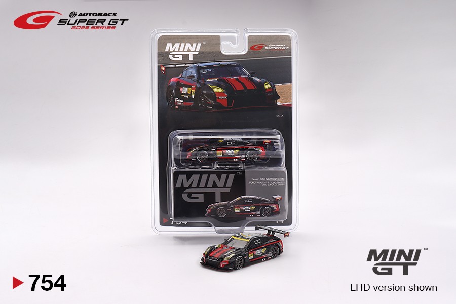 Mini GT Nissan GT-R NISMO GT3 #360 "RUNUP RIVAUX GT-R" TOMEI SPORTS 2023 SUPER GT SERIES -MGT00754-L