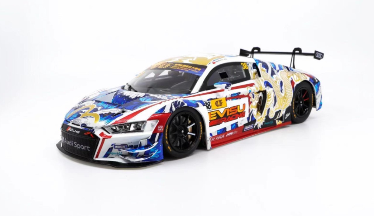 Pop Race Audi R8 LMS Macau GT Cup 2020 Audi Sport Asia Team X Works Evisu Racing #38 Marchy Lee (JP) -PR64-R8LMS-EVISU