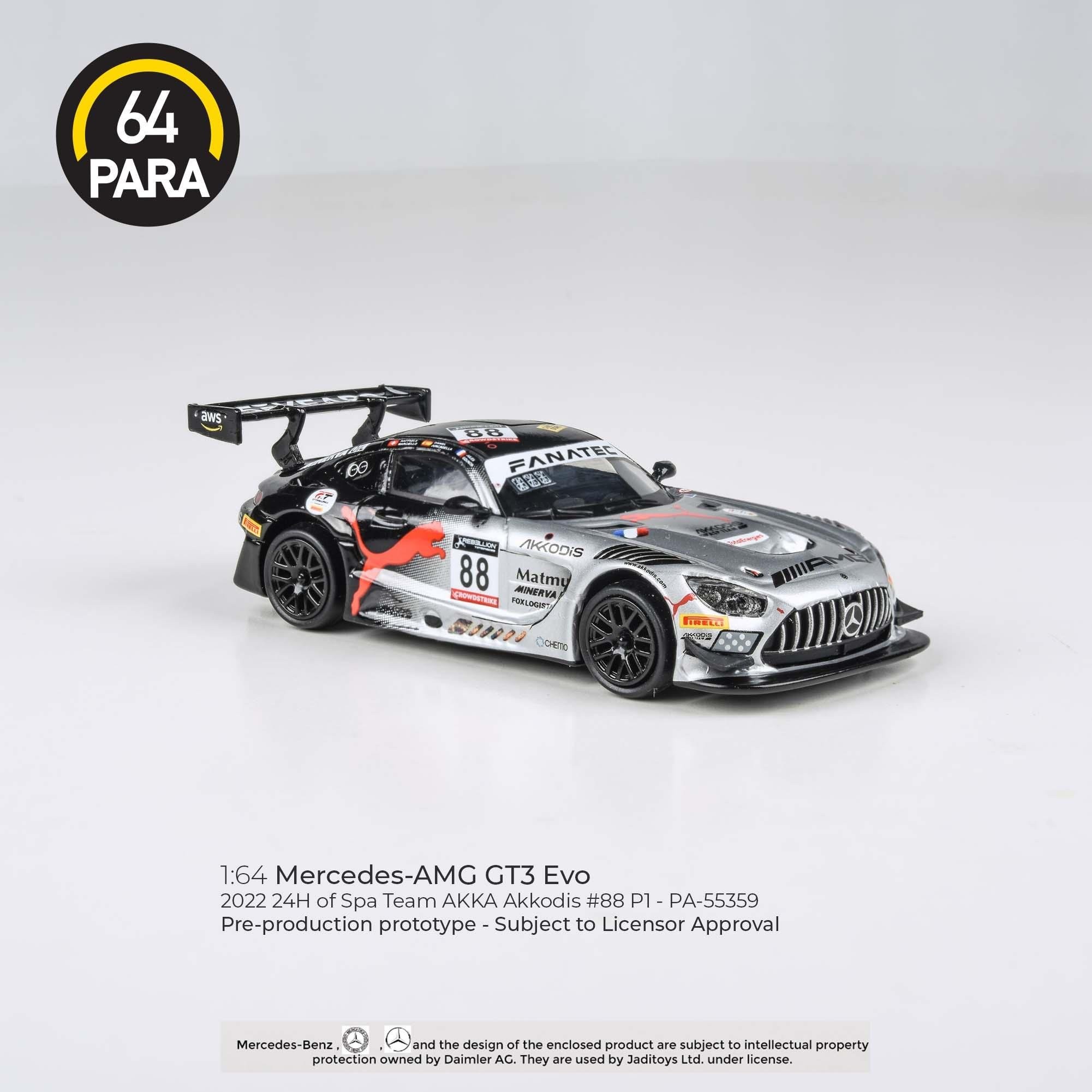 Para64 Mercedes AMG GT3 2022 24H Spa Akkodis ASP -PA55359