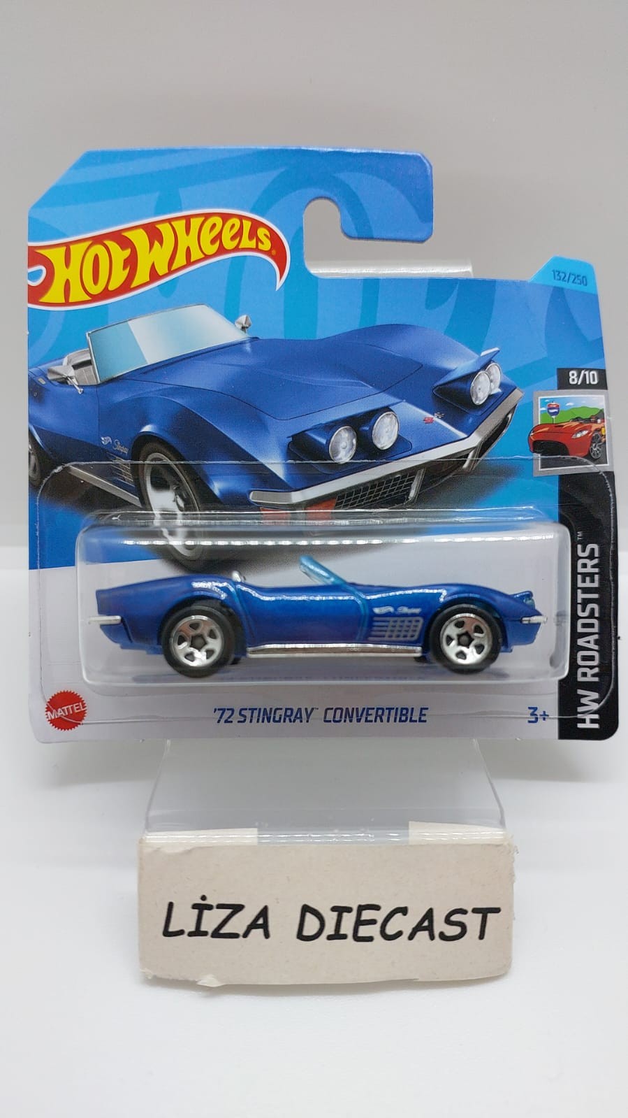 Hot Wheels Factory Fresh '72 Stingray Convertible Mavi -HKG60