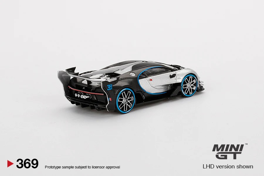 Mini GT Mijo Exclusive Bugatti Vision Gran Turismo Silver - MGT00369-BL (Y.D.)
