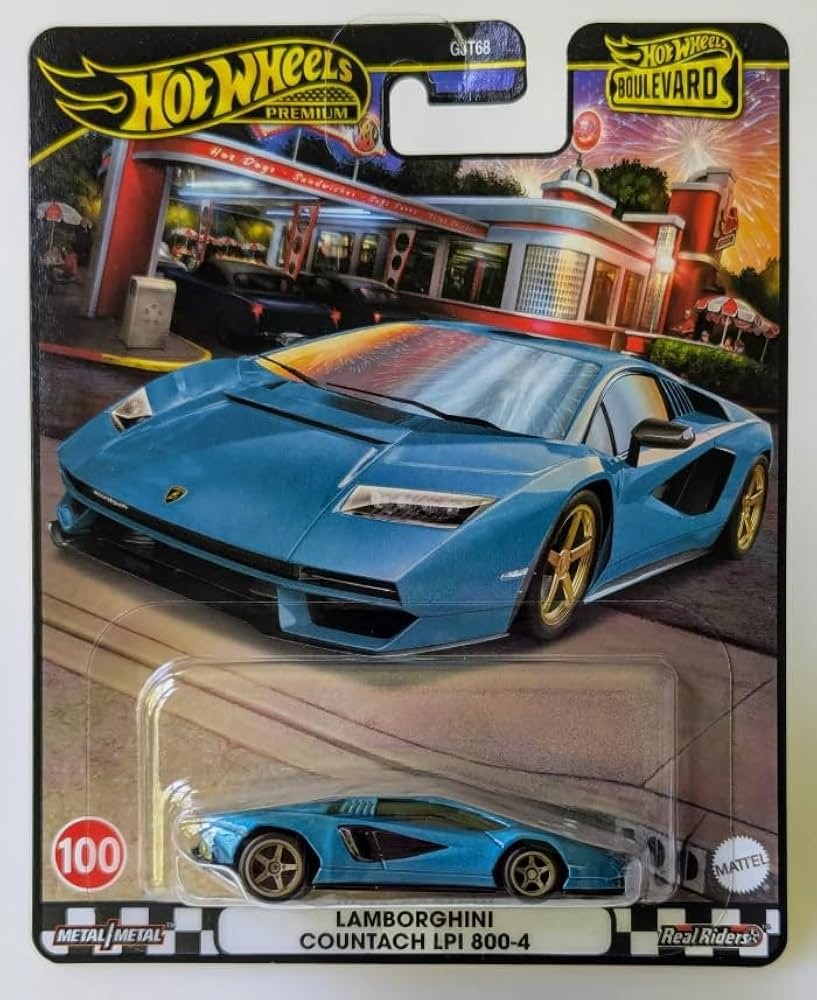 Hot Wheels Premium Boulevard Lamborghini Countach LPI 800-4 -HRT70