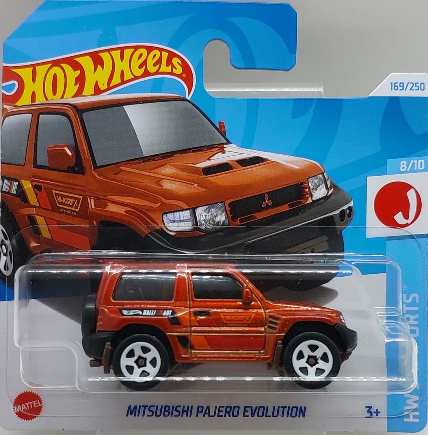 Hot Wheels Mud Studs Mitsubishi Pajero Evolution Turuncu -HTC45