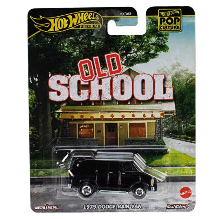Hot Wheels Pop Culture Old School 1979 Dodge Ram Van -HVJ38 + Koruma Kabı